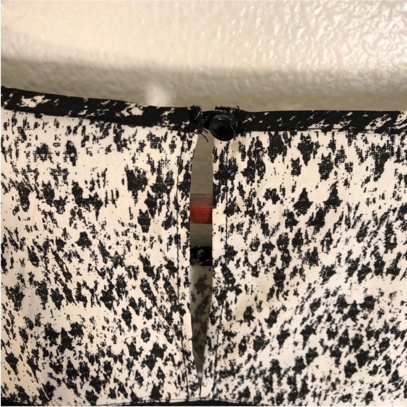 H&M Black White Dot Patterned Long Sleeve Dress - Picture 12 of 13